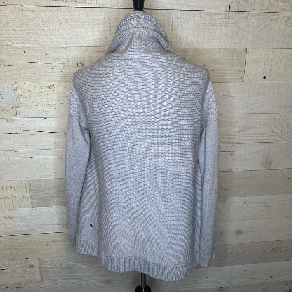 Lululemon Wrap It Up Sweater Grey Size 10 - Picture 9 of 14